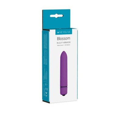 Wibrator- Me You Us Blossom 10 Mode Bullet Vibrator Purple